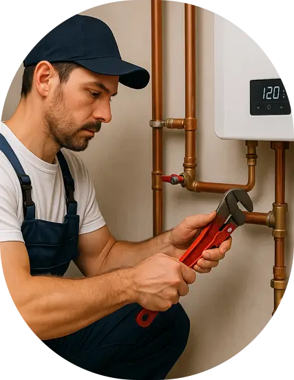 Professional plumber